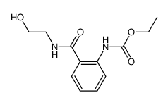 ethyl [2-[[(2-hydroxyethyl)amino]carbonyl]phenyl]carbamate结构式
