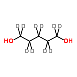 1,5-Dihydroxypentane-d10 structure