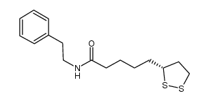 (R)-5-[1,2]dithiolan-3-yl-pentanoic acid phenethylamide Structure