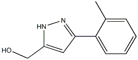 (3-(o-tolyl)-1H-pyrazol-5-yl)Methanol结构式