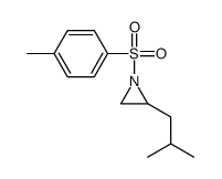 1-(4-methylphenyl)sulfonyl-2-(2-methylpropyl)aziridine Structure
