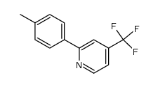 2-(p-tolyl)-4-(trifluoromethyl)pyridine结构式