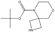 tert-butyl 8-oxa-2,5-diazaspiro[3.5]nonane-5-carboxylate Structure