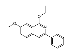 1-ethoxy-7-methoxy-3-phenylisoquinoline Structure