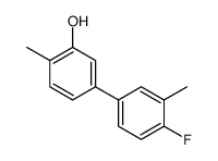 5-(4-fluoro-3-methylphenyl)-2-methylphenol结构式