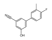 3-(4-fluoro-3-methylphenyl)-5-hydroxybenzonitrile结构式