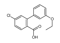 4-chloro-2-(3-ethoxyphenyl)benzoic acid Structure