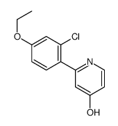 2-(2-chloro-4-ethoxyphenyl)-1H-pyridin-4-one结构式