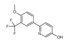 6-[4-methoxy-3-(trifluoromethyl)phenyl]pyridin-3-ol Structure