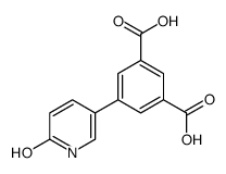5-(6-oxo-1H-pyridin-3-yl)benzene-1,3-dicarboxylic acid结构式