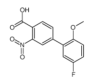 4-(5-fluoro-2-methoxyphenyl)-2-nitrobenzoic acid Structure