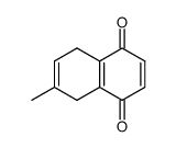 6-methyl-5,8-dihydronaphthalene-1,4-dione结构式