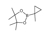 4,4,5,5-Tetramethyl-2-(1-methylcyclopropyl)-1,3,2-dioxaborolane structure