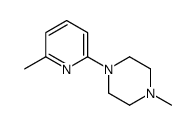 Piperazine, 1-methyl-4-(6-methyl-2-pyridinyl)- (9CI)结构式