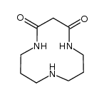 1,5,9-triazacyclododecane-2,4-dione结构式