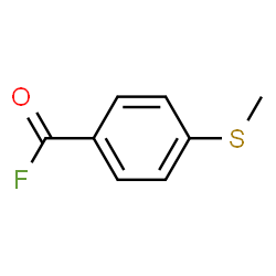 Benzoyl fluoride, 4-(methylthio)- (9CI) Structure