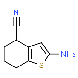 Benzo[b]thiophene-4-carbonitrile, 2-amino-4,5,6,7-tetrahydro- (9CI) structure