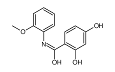 2,4-dihydroxy-N-(2-methoxyphenyl)benzamide Structure