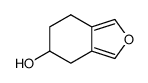 4,5,6,7-tetrahydroisobenzofuran-5-ol结构式