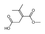 3-(methoxycarbonyl)-4-methylpent-3-enoic acid Structure