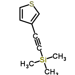 Trimethyl(3-thienylethynyl)silane Structure