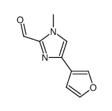 4-furan-3-yl-1-methyl-1H-imidazole-2-carbaldehyde结构式