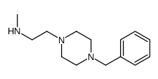 2-(4-benzylpiperazin-1-yl)-N-methylethanamine structure