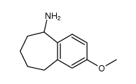 2-methoxy-6,7,8,9-tetrahydro-5H-benzo[7]annulen-5-amine Structure