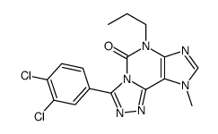 3-(3,4-dichlorophenyl)-9-methyl-6-propyl-[1,2,4]triazolo[3,4-f]purin-5-one Structure