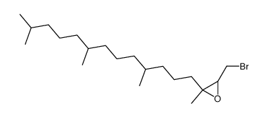 3-(bromomethyl)-2-methyl-2-(4,8,12-trimethyltridecyl)oxirane结构式