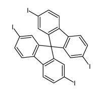 2,2',7,7'-tetraiodo-9,9'-spirobi[fluorene]结构式