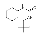 Urea,N-cyclohexyl-N'-(2,2,2-trifluoroethyl)- Structure