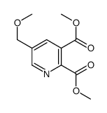 dimethyl 5-(methoxymethyl)pyridine-2,3-dicarboxylate结构式