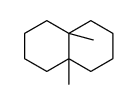 4a,8a-dimethyl-1,2,3,4,5,6,7,8-octahydronaphthalene结构式