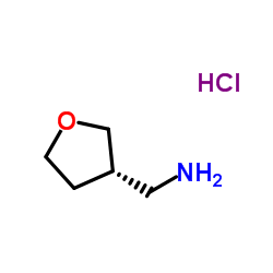 (3S)-氧杂环丁烷-3-基甲胺盐酸盐结构式