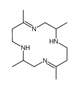 2,5,9,12-tetramethyl-1,4,8,11-tetrazacyclotetradeca-4,11-diene Structure