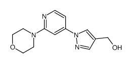 (1-(2-Morpholinopyridin-4-yl)-1H-pyrazol-4-yl)Methanol结构式