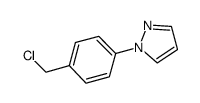 1-[4-(Chloromethyl)phenyl]-1H-pyrazole Structure