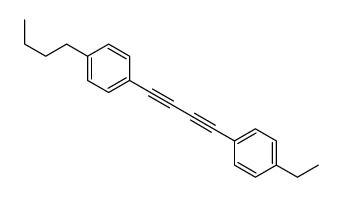 1-butyl-4-[4-(4-ethylphenyl)buta-1,3-diynyl]benzene Structure