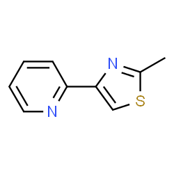 2-Methyl-4-(2-pyridyl)thiazole结构式