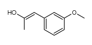 1-(3-methoxyphenyl)prop-1-en-2-ol结构式