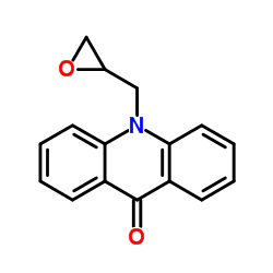 10-(Oxiran-2-ylmethyl)acridin-9(10H)-one structure