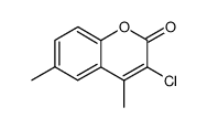 3-chloro-4,6-dimethyl-coumarin结构式