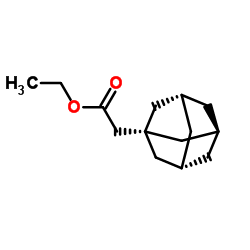 1-Adamantaneacetic acid ethyl ester结构式