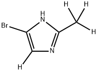 4-bromo-2-(methyl-d3)-1H-imidazole-5-d结构式