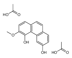 acetic acid,6-methoxyphenanthrene-3,5-diol Structure