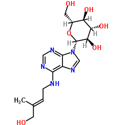 trans-Zeatin-9-glucoside结构式