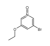 3-bromo-5-ethoxypyridine 1-oxide Structure