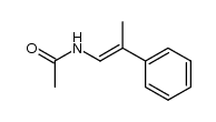N-(2-phenyl-propenyl)-acetamide Structure