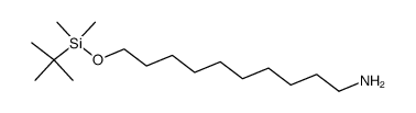 10-amino-1-t-butyl dimethylsiloxydecane结构式